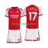Camisola Arsenal Christos Tzolis 17 Criança Equipamento Primeiro 2026-2027 Manga Curta
